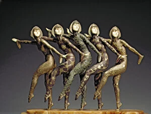 Dimitri Chiparus Gallery: Les Girls, c.1930 (bronze and ivory)