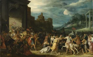 Les Horace entrent dans Rome - The Horatii Entering Rome, by Stalbemt, Adriaen Les Horace entrent dans Rome - The Horatii Entering Rome, by Stalbemt, Adriaen