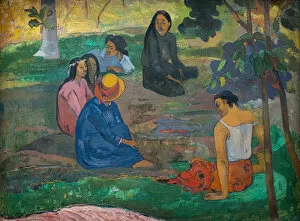 Les Parau Parau (conversation), 1891 (oil on canvas)