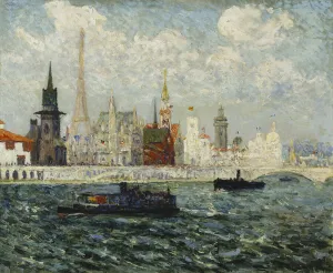 Les Pavillons, Paris Exposition Internationale, 1900, 1900 (oil on canvas) Les Pavillons, Paris Exposition Internationale, 1900, 1900 (oil on canvas)