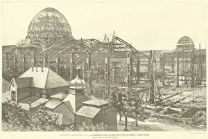 L'Exposition Universelle de 1889, Les Charpentes des Palais des Beaux-Arts et des Arts Liberaux, au Champ de Mars