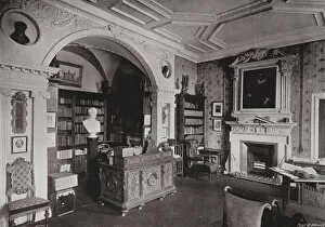 Central Library Gallery: The Library, Hampden House (b / w photo)