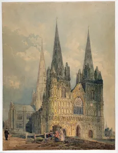 Lichfield Cathedral, Staffordshire, 1794 (w/c over graphite on wove paper) Lichfield Cathedral, Staffordshire, 1794 (w/c over graphite on wove paper)