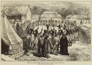 Lieutenant Cameron's Travels in Central Africa, Dance of Pagazi at Kiwakasongo Lieutenant Cameron's Travels in Central Africa, Dance of Pagazi at Kiwakasongo