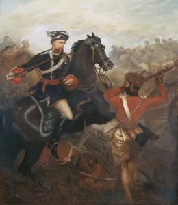 Lieutenant Frederick Robertson Aikman (1828-88) earning the Victoria Cross at Lucknow Lieutenant Frederick Robertson Aikman (1828-88) earning the Victoria Cross at Lucknow