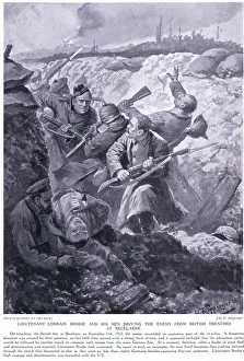 Lieutenant Lorrain Brodie won a VC for driving the enemy from British trenches at Lieutenant Lorrain Brodie won a VC for driving the enemy from British trenches at