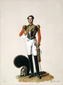Lieutenant Thomas Myddleton Biddulph (1809-78) 1st Life Guards, 1833 (oil on millboard) Lieutenant Thomas Myddleton Biddulph (1809-78) 1st Life Guards, 1833 (oil on millboard)