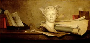 Still Life with Attributes of the Arts, 1765-66 (oil on canvas) Still Life with Attributes of the Arts, 1765-66 (oil on canvas)