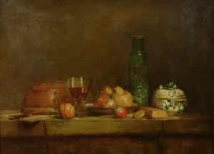 Still Life with a Bottle of Olives, 1760 (oil on canvas) Still Life with a Bottle of Olives, 1760 (oil on canvas)