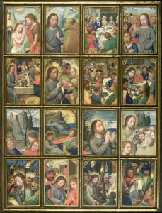 The Life of Christ, from the Stein Quadriptych (vellum) The Life of Christ, from the Stein Quadriptych (vellum)