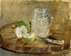 Still Life with a Cut Apple and a Pitcher, 1876 (oil on canvas) Still Life with a Cut Apple and a Pitcher, 1876 (oil on canvas)