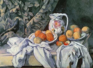 Still life with drapery, c.1899 (oil on canvas)