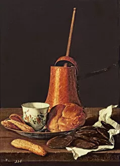 Breakfast Gallery: Still Life with a Drinking Chocolate Set, 1770 (oil on canvas)