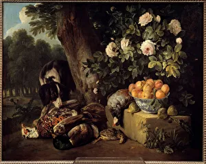 Still Life with Game Painting by Francois Desportes (1661-1743) 18th century Paris Still Life with Game Painting by Francois Desportes (1661-1743) 18th century Paris