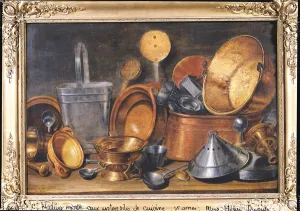 Still Life with Kitchen Utensils (oil on panel) Still Life with Kitchen Utensils (oil on panel)
