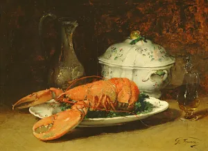 Still Life with a Lobster and a Soup Tureen (oil on canvas) Still Life with a Lobster and a Soup Tureen (oil on canvas)