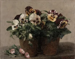 Still Life of Pansies and Daisies, 1889 (oil on canvas) Still Life of Pansies and Daisies, 1889 (oil on canvas)