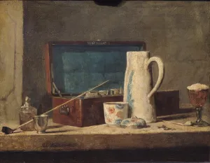 Still Life of Pipes and a Drinking Glass (oil on canvas) Still Life of Pipes and a Drinking Glass (oil on canvas)