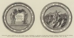 Life-Saving Medal presented by the United States Government to the Men of the Royal National Lifeboat Institution Life-Saving Medal presented by the United States Government to the Men of the Royal National Lifeboat Institution