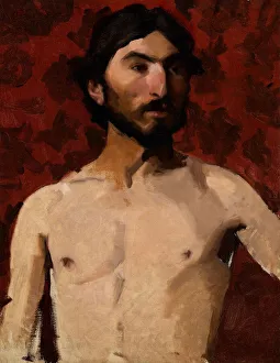 Life Study - bearded man, 1880s (oil on canvas) Life Study - bearded man, 1880s (oil on canvas)