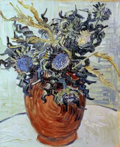 Impasto Gallery: Still Life with Thistles, 1890 (oil on canvas)