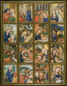 Life of the Virgin, from the Stein Quadriptych (vellum) Life of the Virgin, from the Stein Quadriptych (vellum)