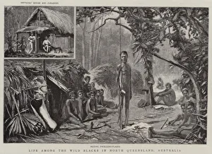 Life among the Wild Blacks in North Queensland, Australia (engraving) Life among the Wild Blacks in North Queensland, Australia (engraving)