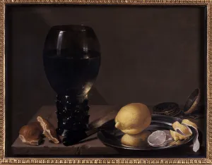 Still life with Wine Glass, 1628 (oil on board) Still life with Wine Glass, 1628 (oil on board)