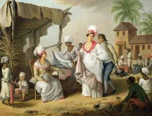 Linen Market, Roseau, Dominica, c.1780 (oil on canvas) Linen Market, Roseau, Dominica, c.1780 (oil on canvas)