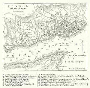 Lisbon and its Environs (engraving)