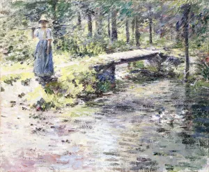 The Little Bridge (The Brook), 1891 (oil on canvas) The Little Bridge (The Brook), 1891 (oil on canvas)
