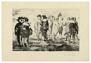 Worldliness Collection: The Little Cavaliers, 1867-74 (etching and drypoint on paper)
