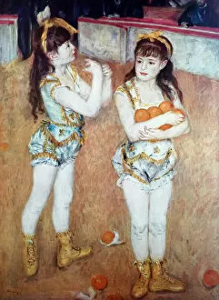 Two Little Circus Girls, 1850