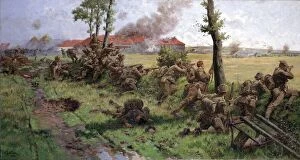 1914 1918 Wwi Ww One Gallery: Our Little Contemptibles, 1914 (oil on canvas)