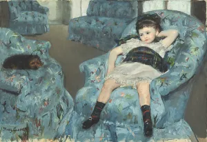Little Girl in a Blue Armchair, 1878 (oil on canvas) Little Girl in a Blue Armchair, 1878 (oil on canvas)