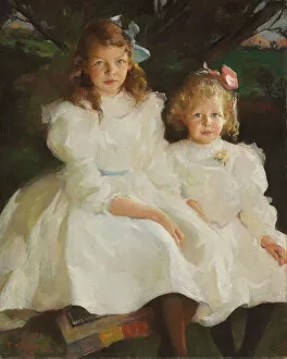 Two Little Girls, 1903 (oil on canvas)