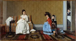 Little girls playing big ladies Two sisters disguises from their mother's clothes Little girls playing big ladies Two sisters disguises from their mother's clothes