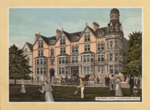 Llandrindod Wells: Brynawel Hotel (colour litho) Llandrindod Wells: Brynawel Hotel (colour litho)