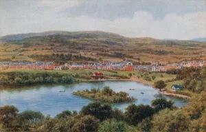 Llandrindod Wells, From Golf Links (colour litho) Llandrindod Wells, From Golf Links (colour litho)
