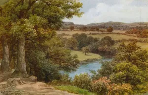 Llandrindod Wells, The Lovers Walk (colour litho) Llandrindod Wells, The Lovers Walk (colour litho)