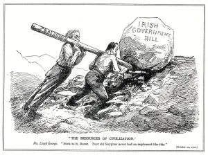 Lloyd George and Bonar Law try to solve the Irish Question with the help of the Coalition Lloyd George and Bonar Law try to solve the Irish Question with the help of the Coalition
