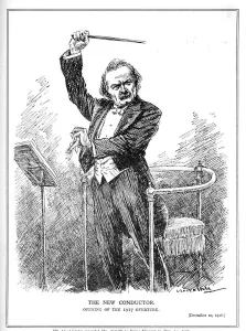 Lloyd George as the New Conductor of the Coalition Government, December 1916 (litho) Lloyd George as the New Conductor of the Coalition Government, December 1916 (litho)
