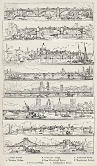London Bridge, Southwark Bridge, Blackfriars Bridge, Waterloo Bridge London Bridge, Southwark Bridge, Blackfriars Bridge, Waterloo Bridge