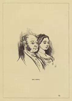 Charles Henry (after) Bennett Gallery: London People, At the Play: The Opera (engraving)
