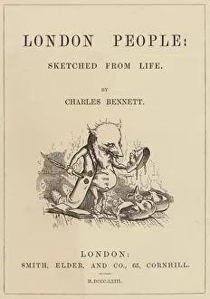 Charles Henry (after) Bennett Gallery: London People, Title-page (engraving)