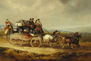 The London to Worcester Royal Mail (oil on canvas) The London to Worcester Royal Mail (oil on canvas)