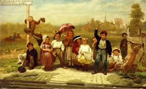 Look Out for the Engine While the Bell Rings, 1863 (oil on canvas) Look Out for the Engine While the Bell Rings, 1863 (oil on canvas)