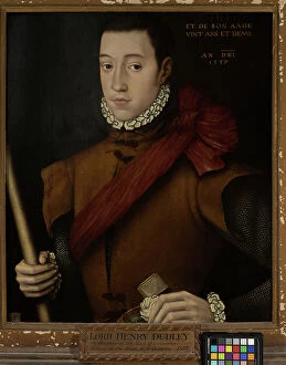 Oil On Board Gallery: Lord Henry Dudley (1531-1557), 1557 (oil on panel)