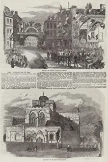 Places Of Worship Gallery: Lord Palmerston on the War (engraving)