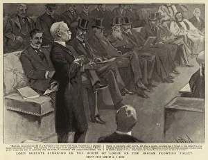 Lord Roberts speaking in the House of Lords on the Indian Frontier Policy (litho) Lord Roberts speaking in the House of Lords on the Indian Frontier Policy (litho)